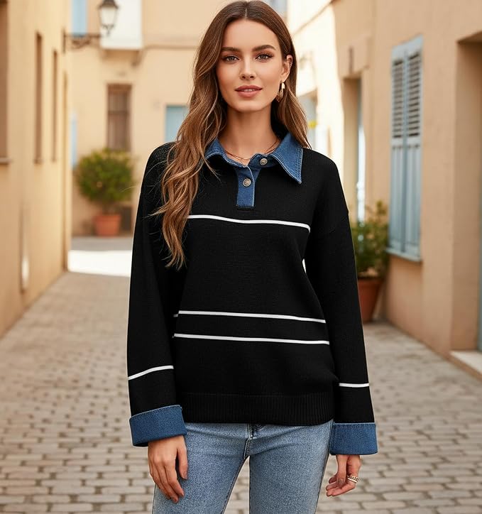 Striped Black