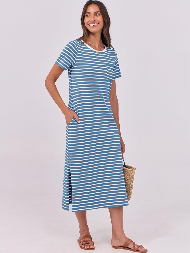 Sky White Stripe