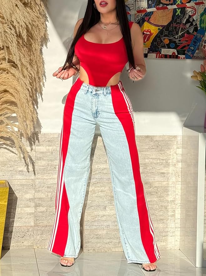 Light Blue Red