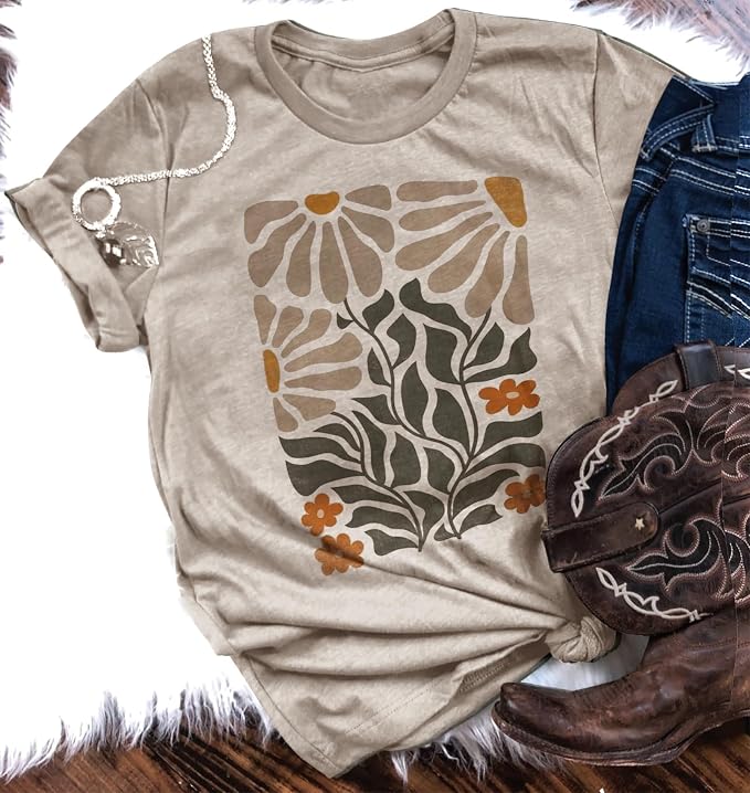 Floral-cream Grey
