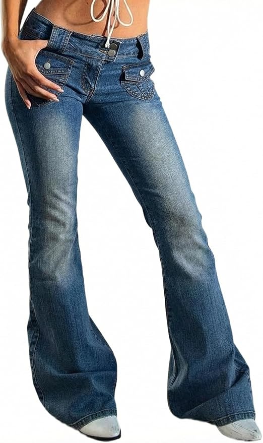 Flared Vintage Mid Blue