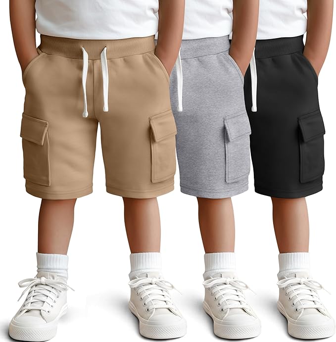 Khaki, Light Gray, Black