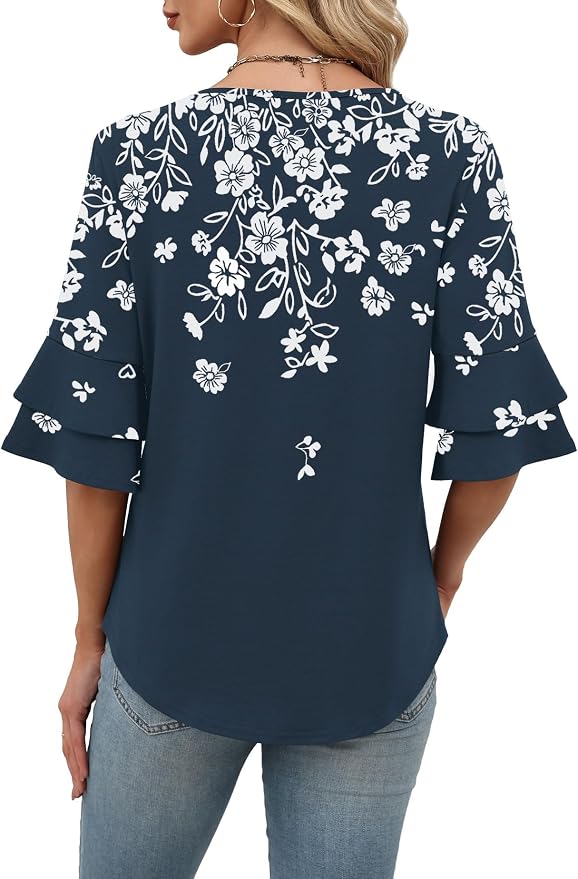 Navy Blue Leaf