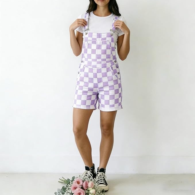 Purple Checkered
