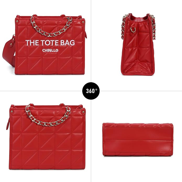 Red-quilted
