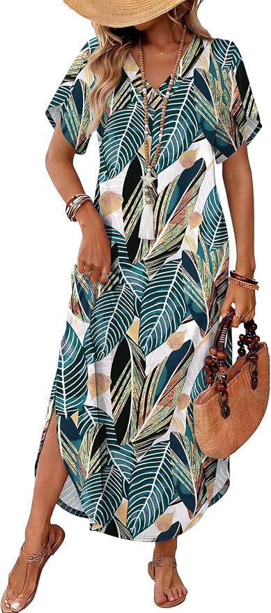 Floral Palm Leaf