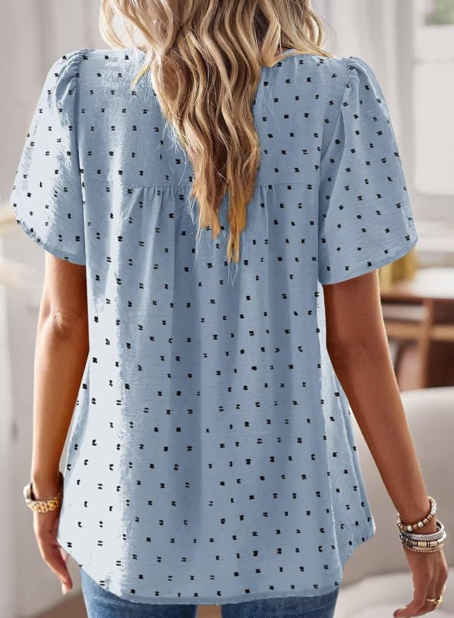 Light Blue-black Dots