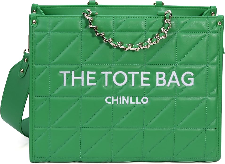 Green-quilted
