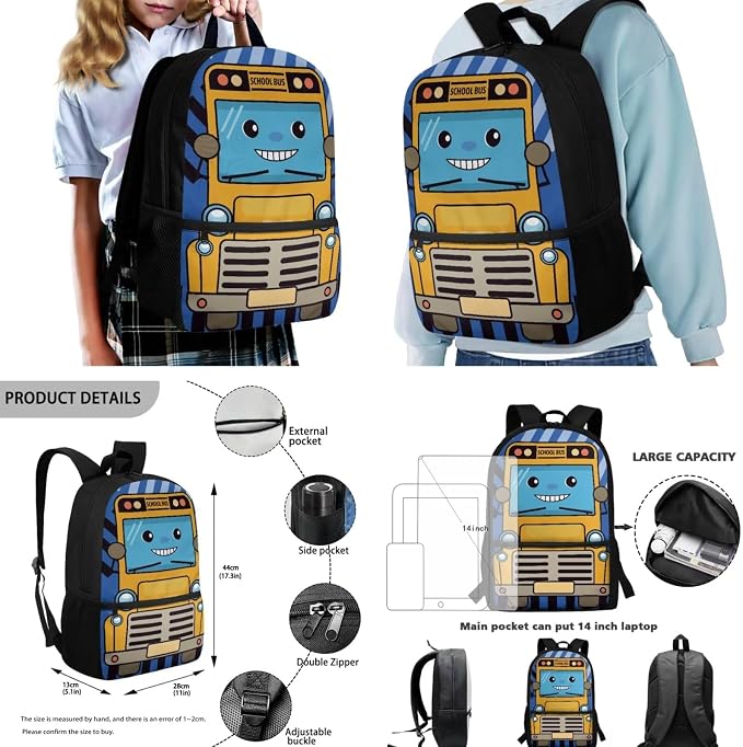 Cartoon School Bus
