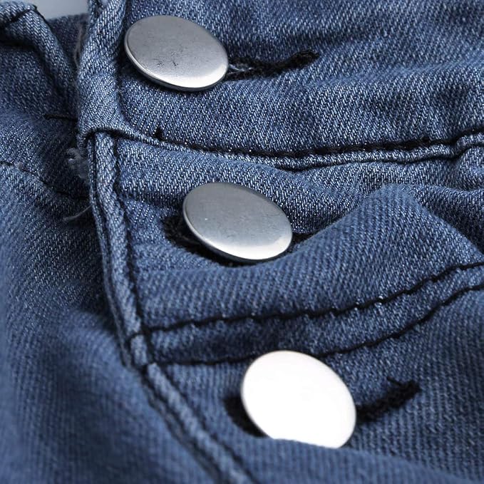 21#fahion Denim Overalls-blue