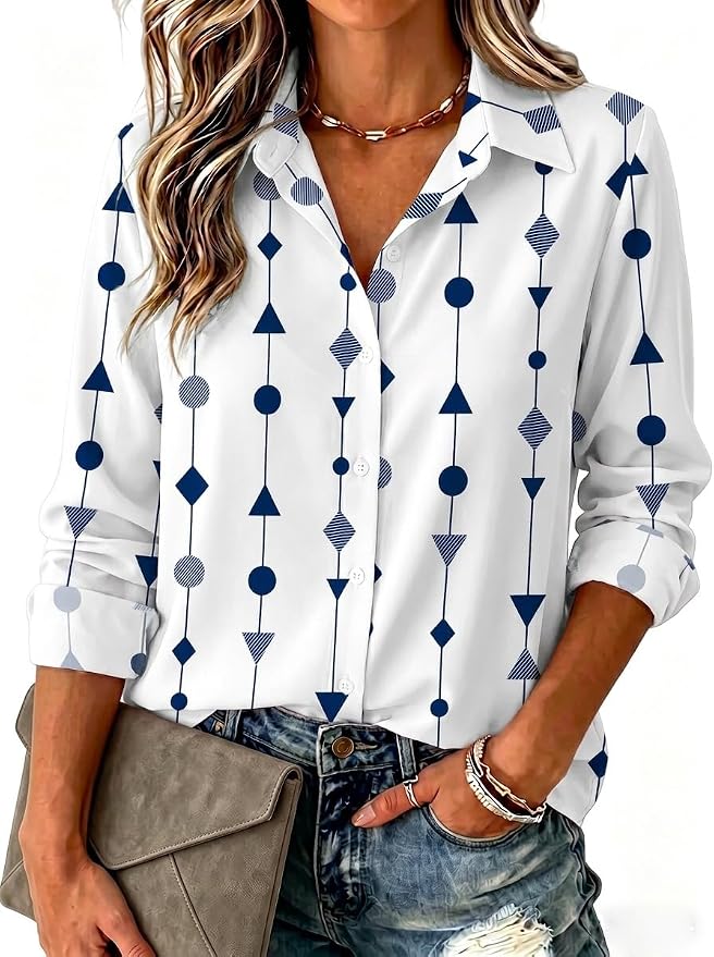 Geometric White 599