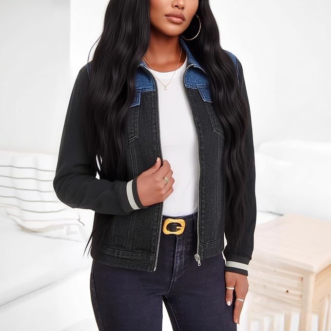 Black Jean Denim Jackets