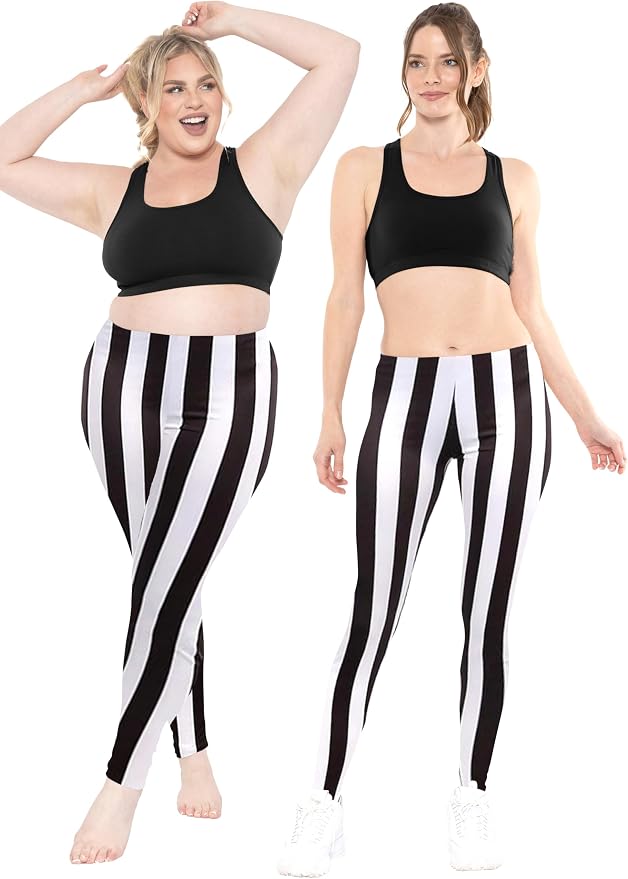 Vertical Black and White Stripes