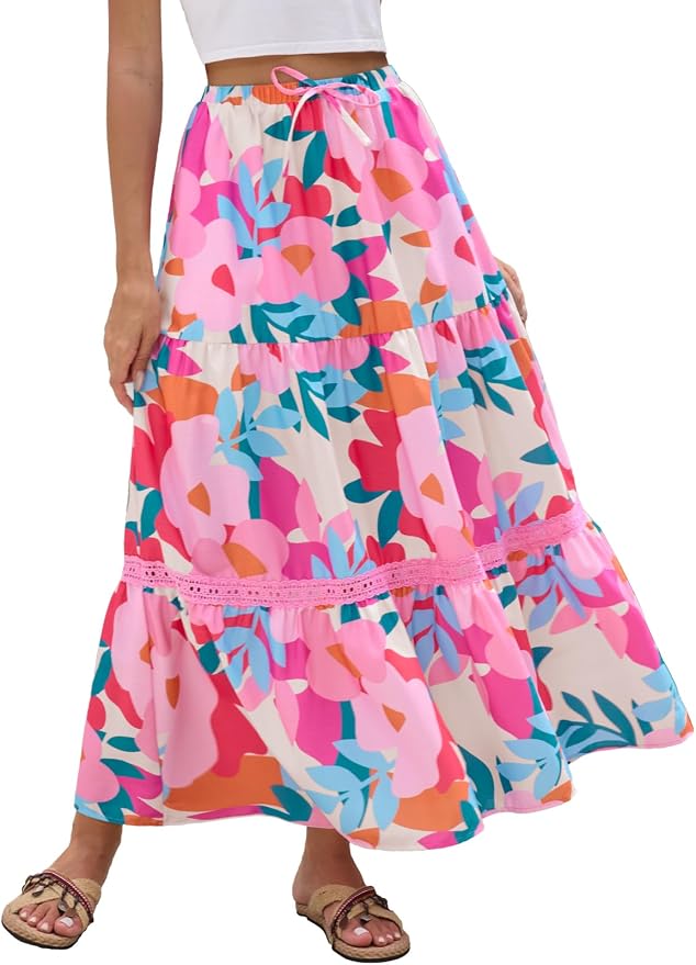 ‌pink Blue Floral