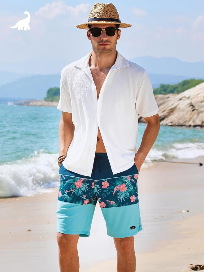 13 Peacock Blue & Tropical Floral
