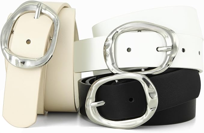 Cream_silver Buckle