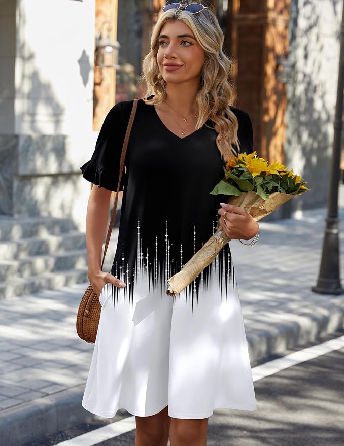 Black White Printed