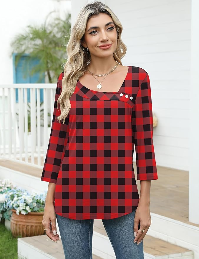 1-z-red Black Plaid