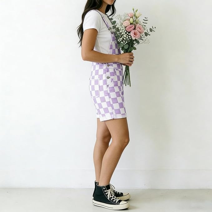 Purple Checkered