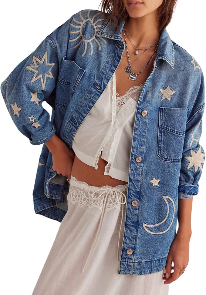 Blue Embroidery