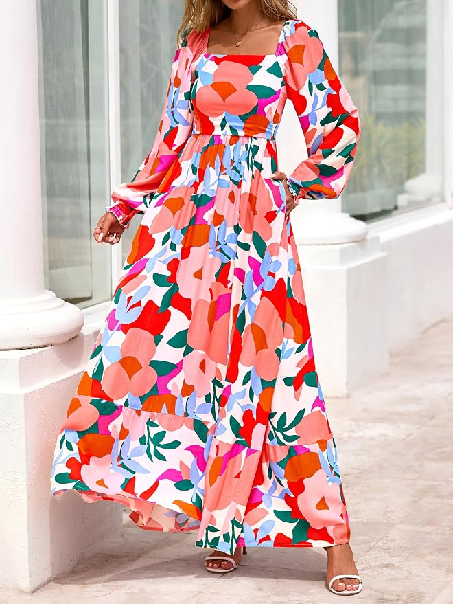 Floral Beige Multicolored