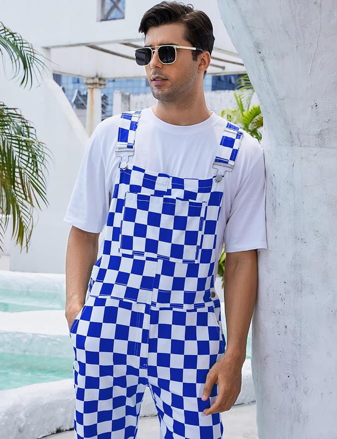 Blue and White Plaid