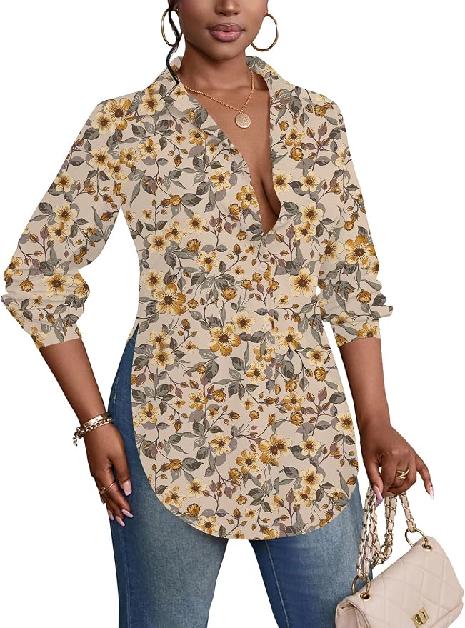 Khaki Floral