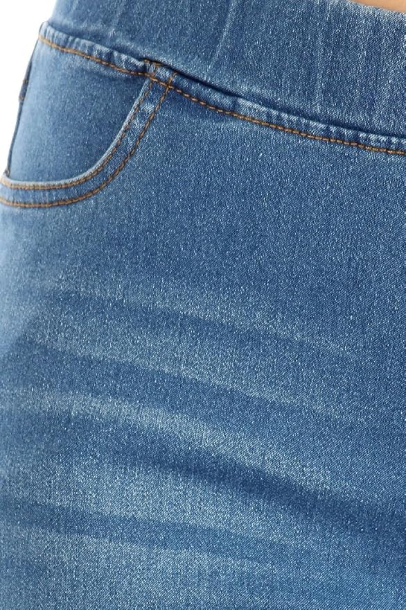 Capri-medium Blue Ripped