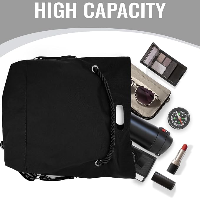 #S Black Crossbody Bag for Women