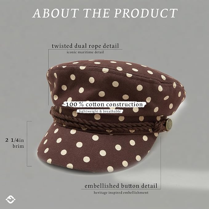 Polka Dots - Brown