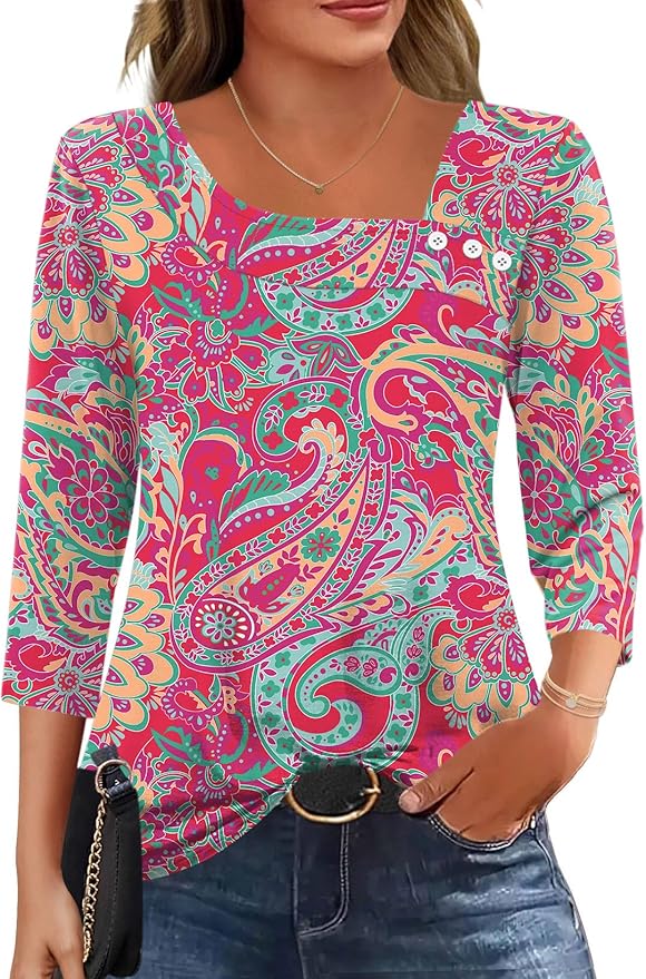 3-boho Hot Pink