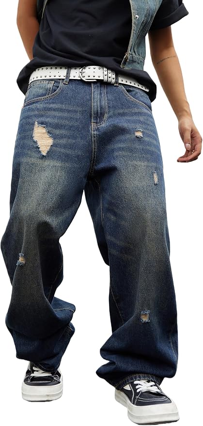 Dark Indigo Ripped