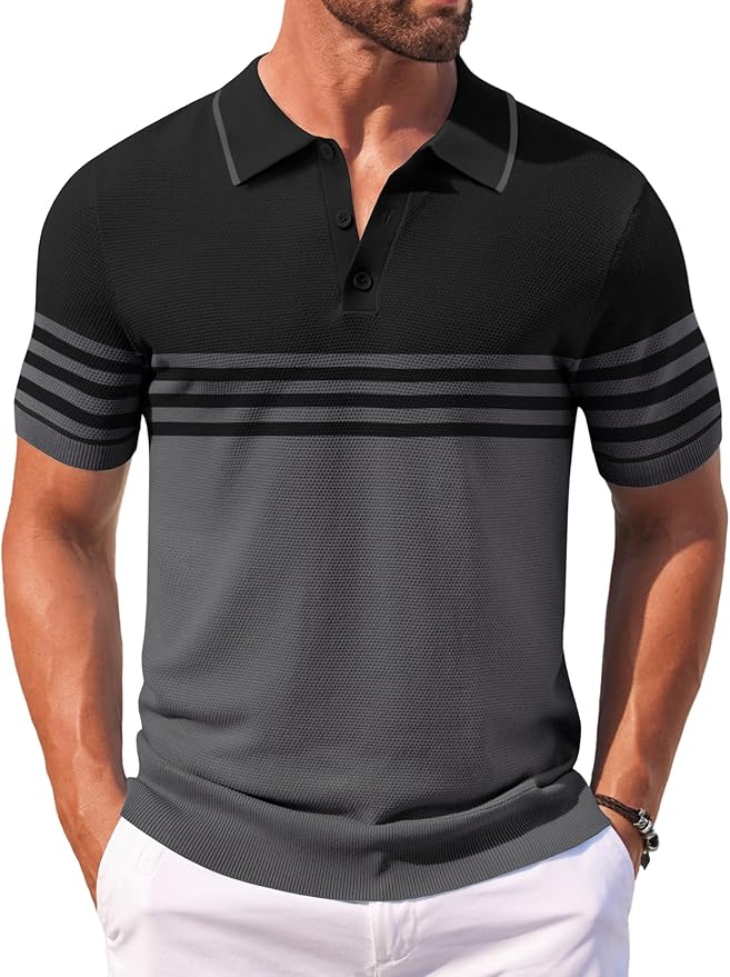 Black With Grey Stripes