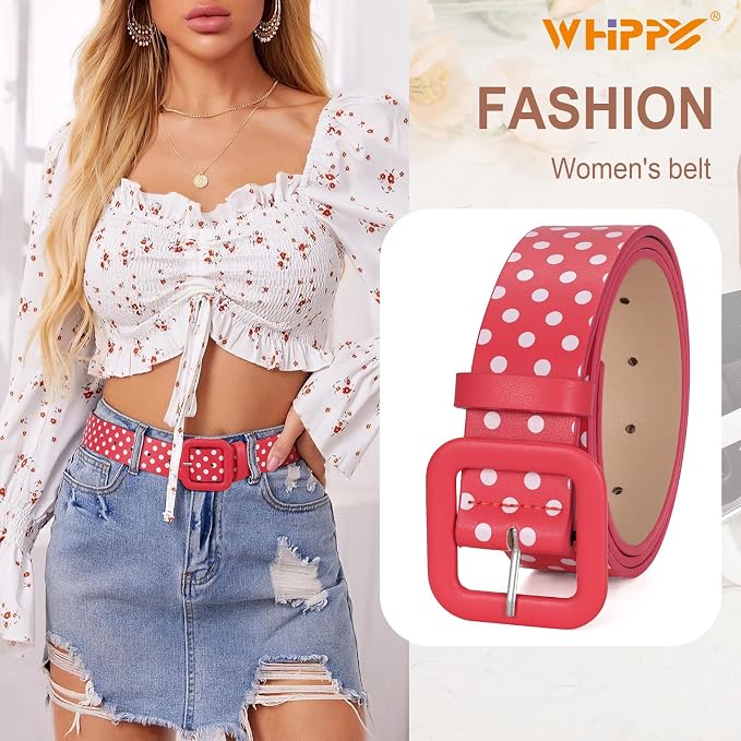 White Dots Rose Pink