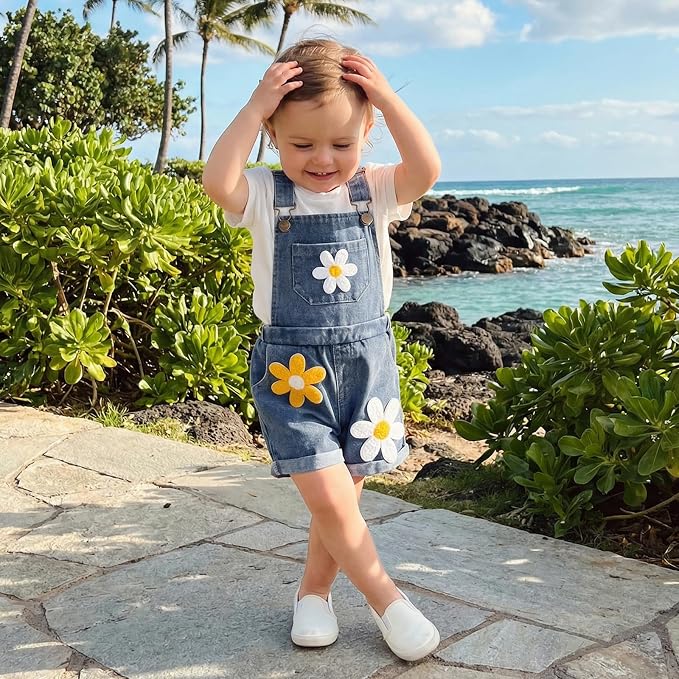 Denim-yellow Floral