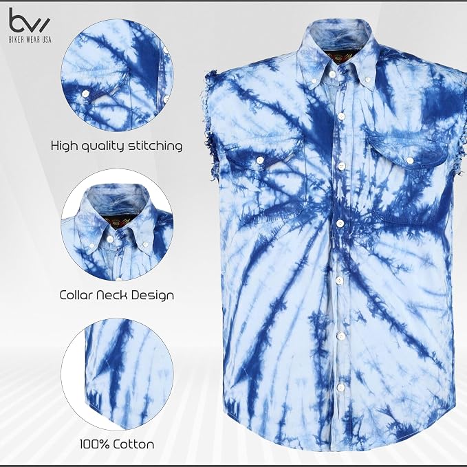 Tie/Dye Blue Denim