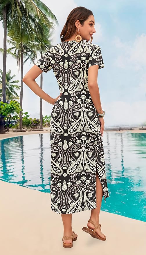 New Boho Floral Black