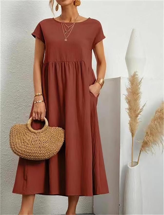 Orange Maxi Dress
