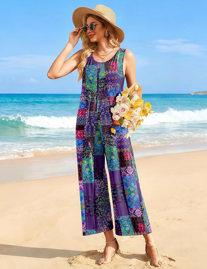 Blue Boho Print