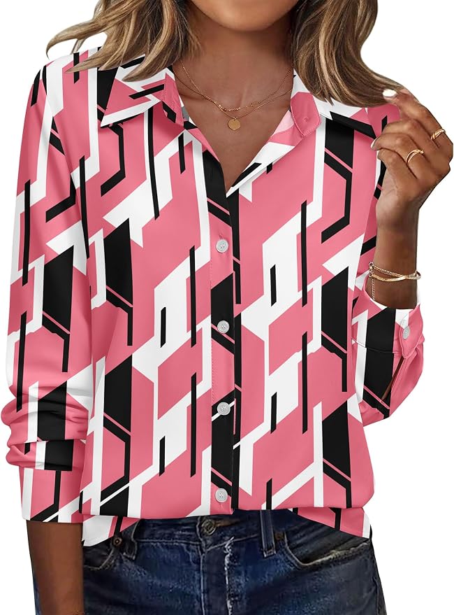 Geometric Pink 603