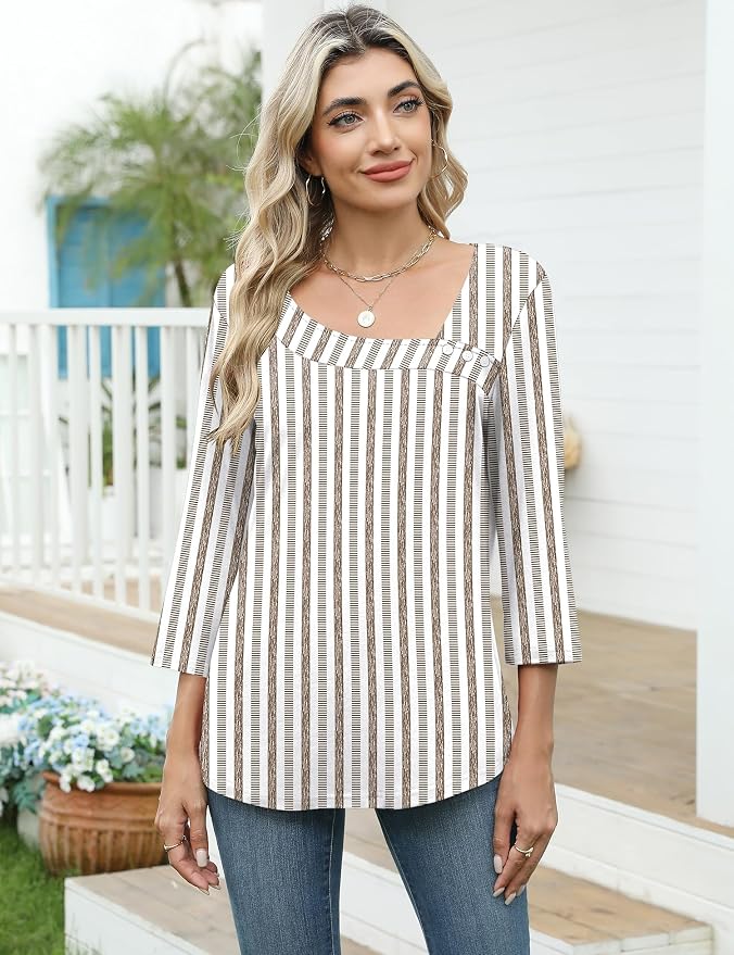 2-brown-white Stripes