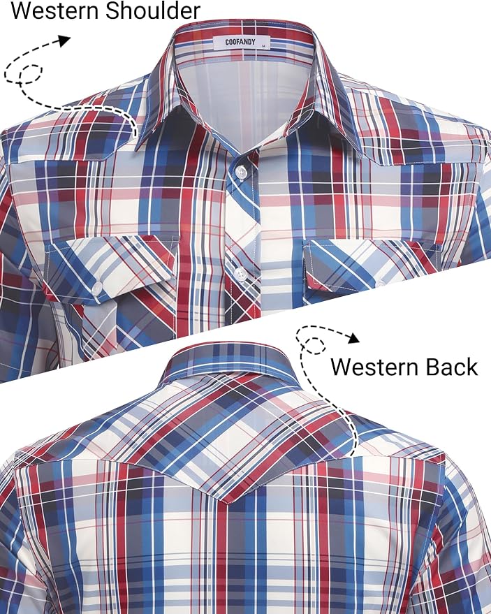 Red,blue,white Plaid