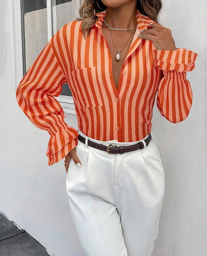 Red and Orange Striped