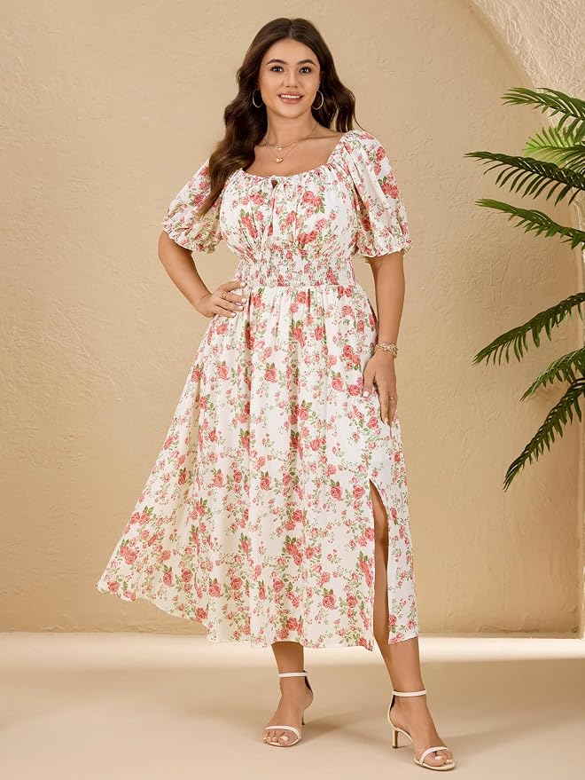 White Pink Floral