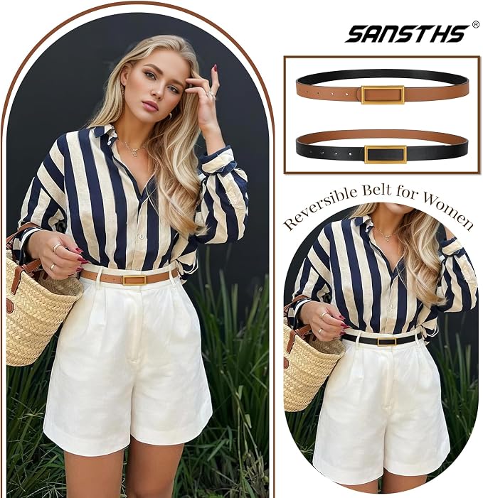 1pcs-black/Brown(antique Gold Buckle)