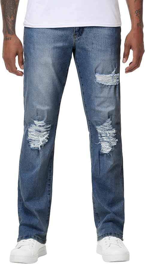 Dark Blue Ripped