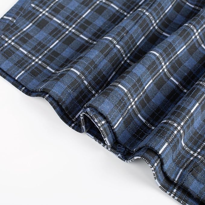 Plaid Black Blue