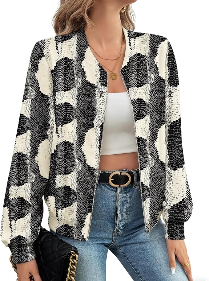 Snake Black White