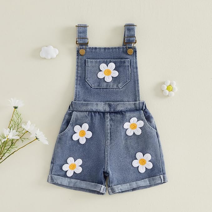 Denim-white Floral