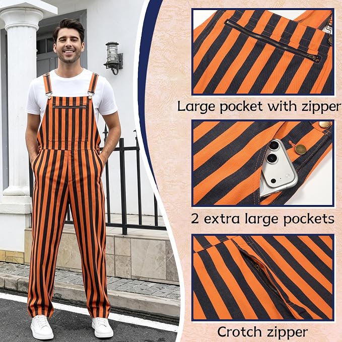 Orange and Blue Striped